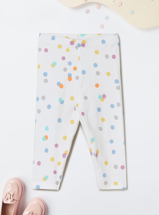 Girls Printed Leggings - Pack of 2