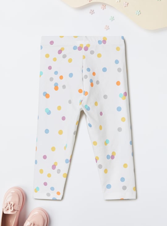 Girls Printed Leggings - Pack of 2
