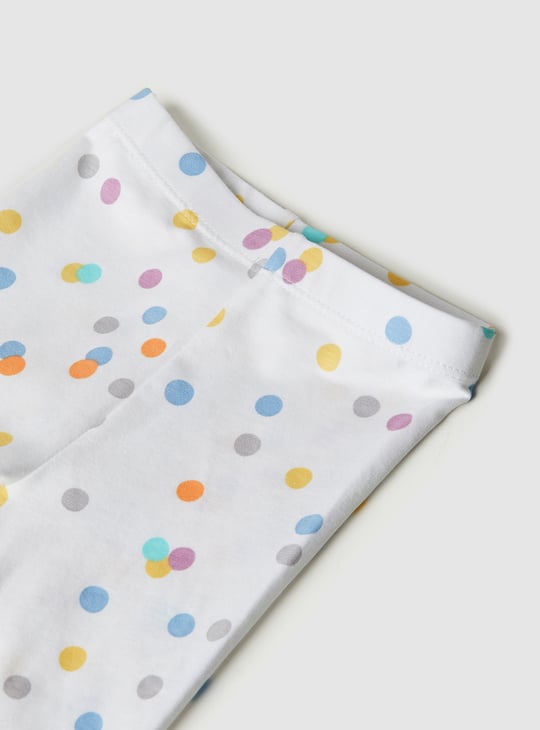 Girls Printed Leggings - Pack of 2