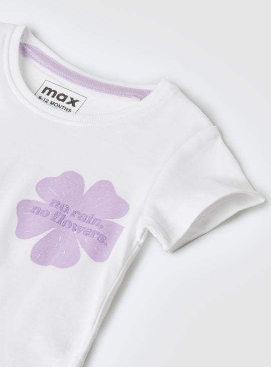 Girls Printed T-shirt - Pack of 3