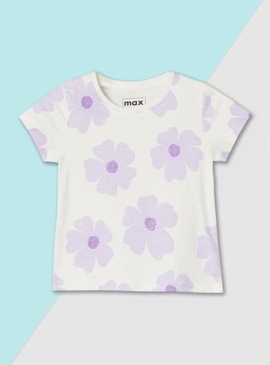 Girls Printed T-shirt - Pack of 3