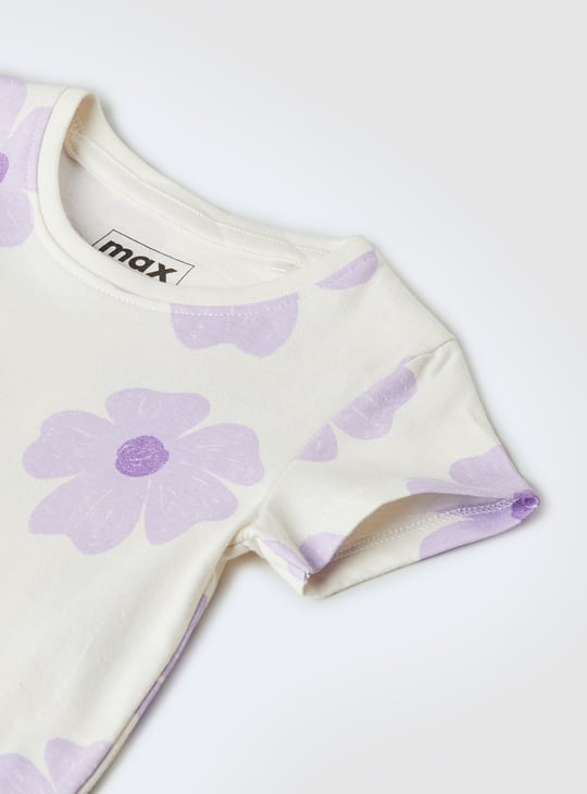 Girls Printed T-shirt - Pack of 3