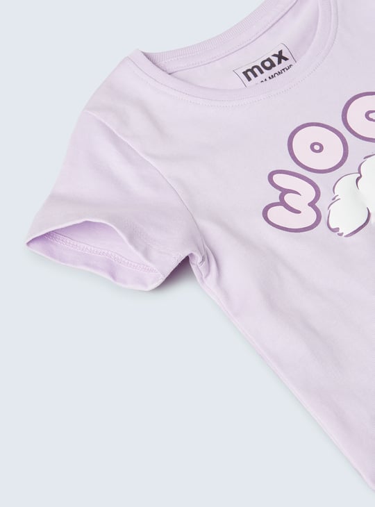 Girls Printed T-shirt - Pack of 3