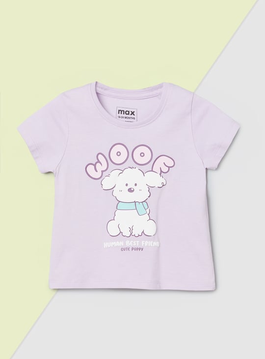 Girls Printed T-shirt - Pack of 3