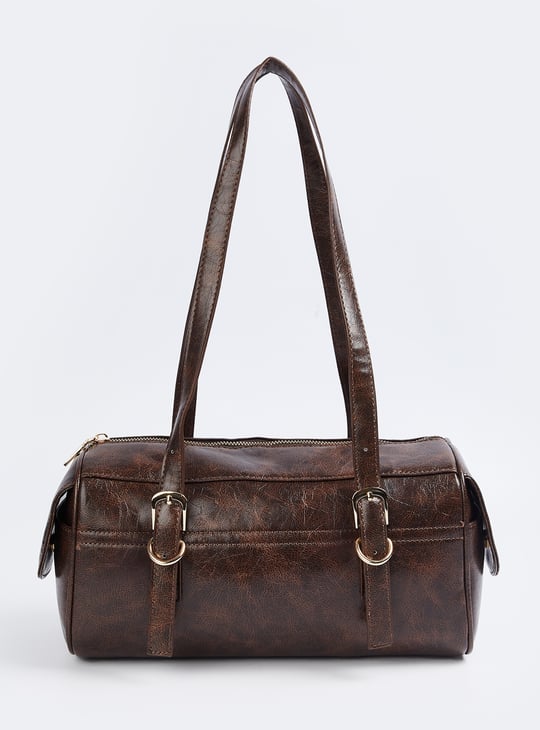 Women Textured Duffle Bag