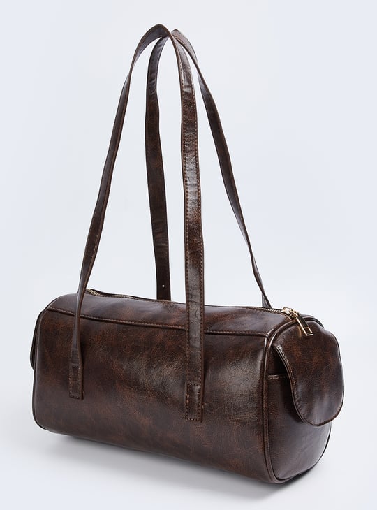 Women Textured Duffle Bag