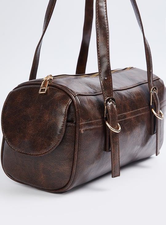 Women Textured Duffle Bag
