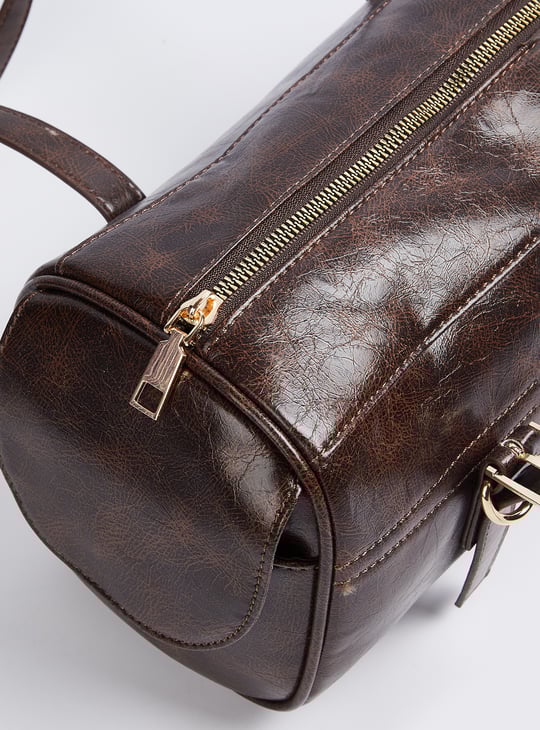 Women Textured Duffle Bag