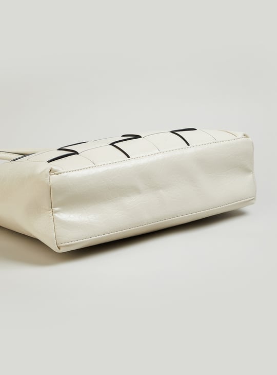 Women Basket Weave Tote Bag