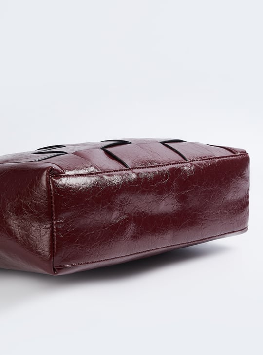 Women Basket Weave Tote Bag