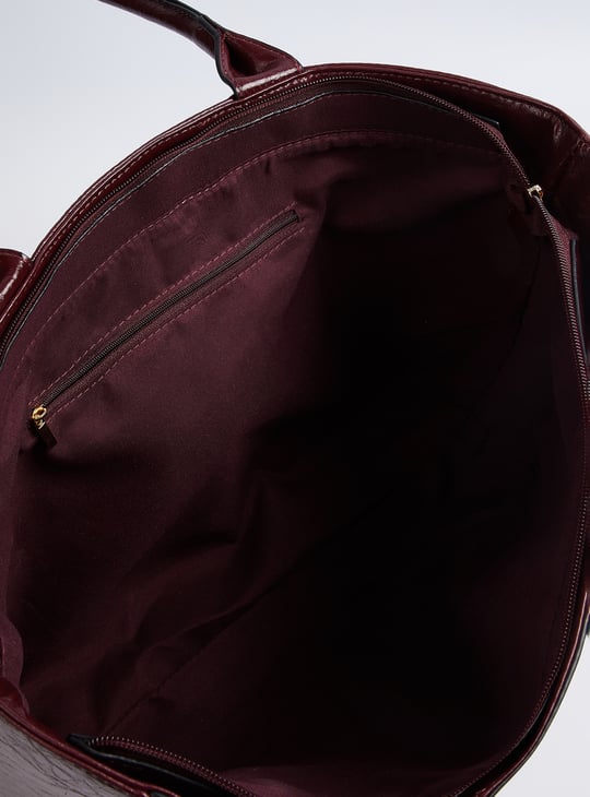 Women Basket Weave Tote Bag