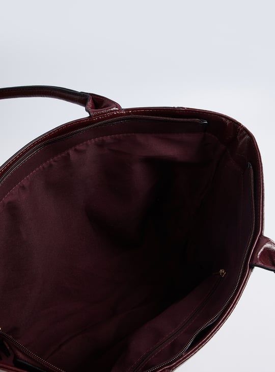 Women Basket Weave Tote Bag