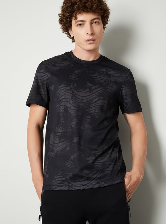 Men Printed Sports T-shirt