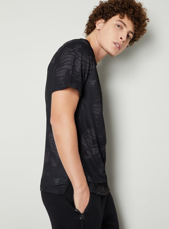 Men Printed Sports T-shirt