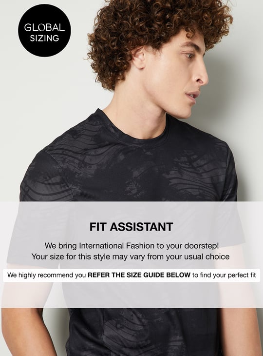Men Printed Sports T-shirt