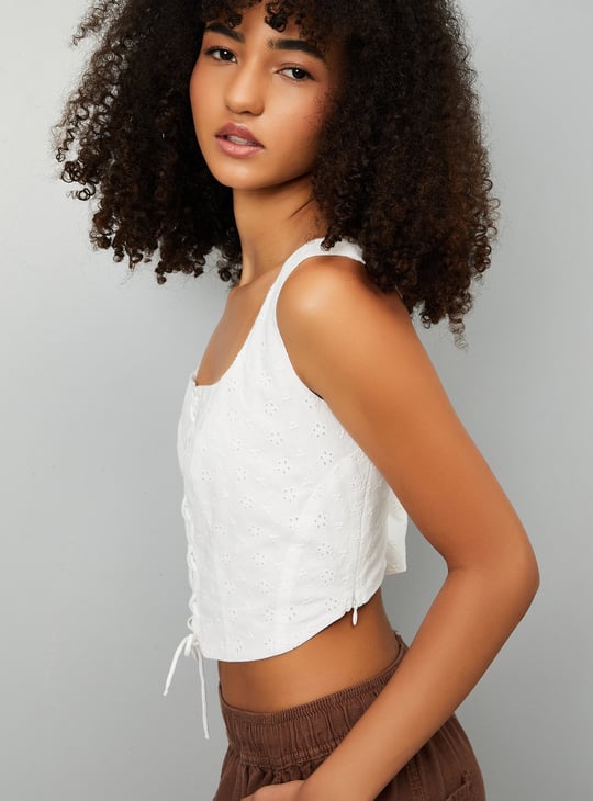 ALAYA F x URB_N Women Schiffili Corset Top