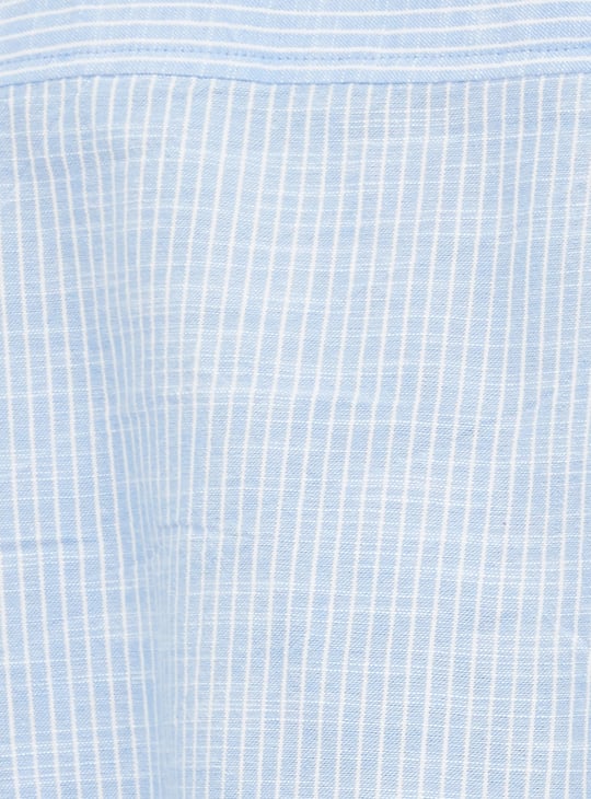 Women Striped Oversized Shirt