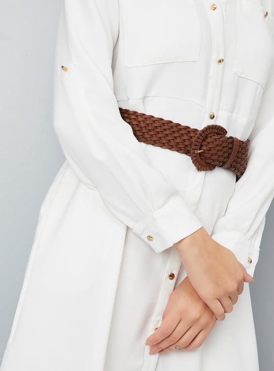 off white belt outfit industrial belt women