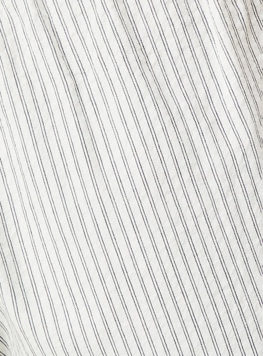 Women Striped Wide-Leg Trousers