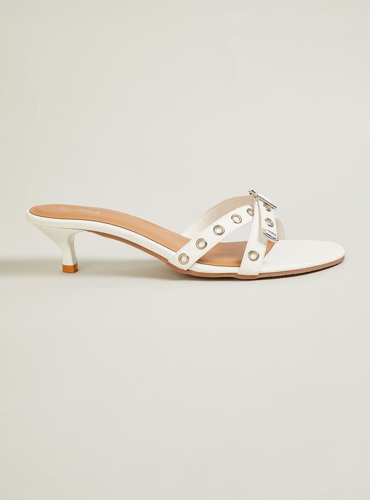 Women Embellished Kitten Heels