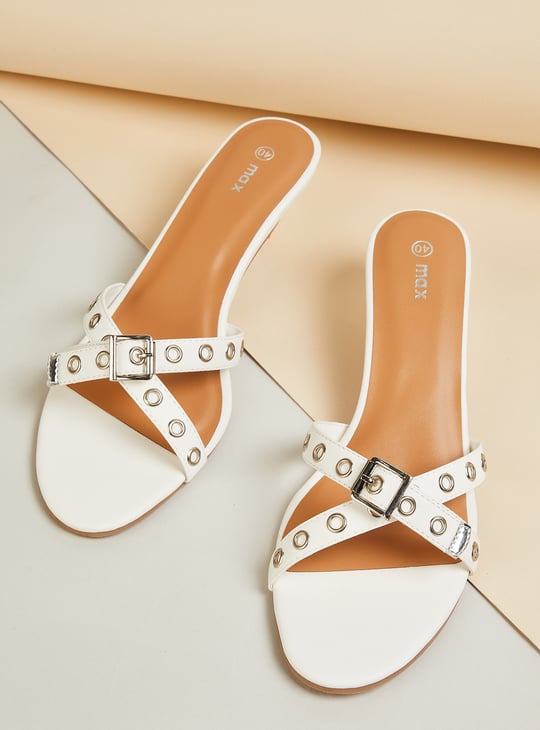 Women Embellished Kitten Heels