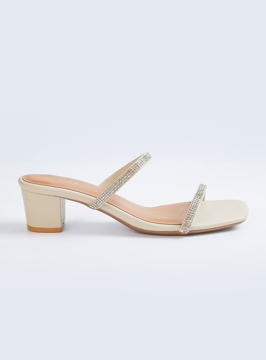 Women Embellished Block Heels
