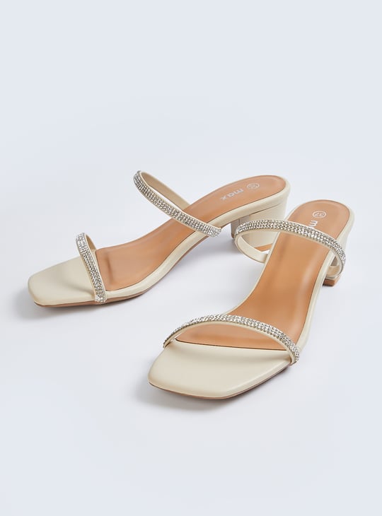 Women Embellished Block Heels