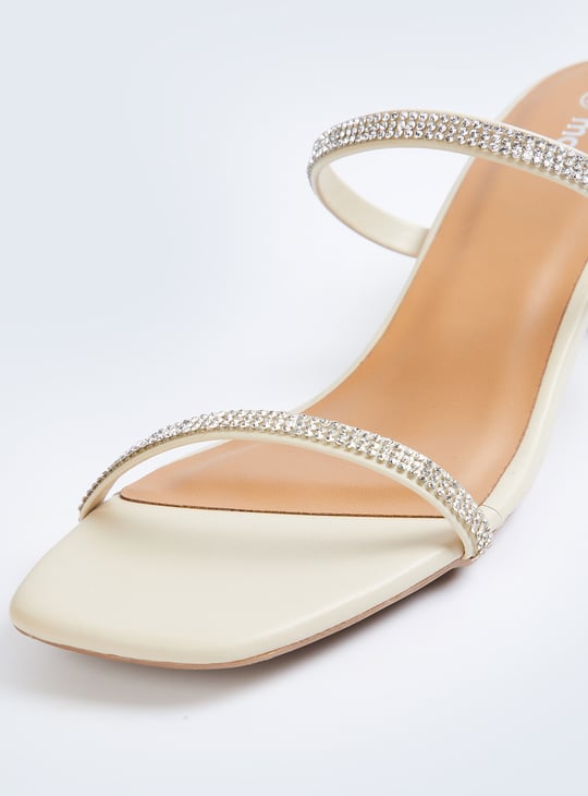 Women Embellished Block Heels