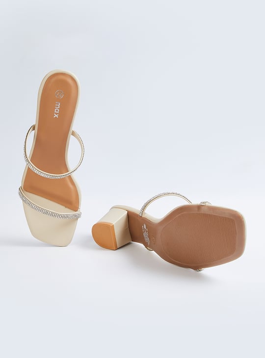 Women Embellished Block Heels