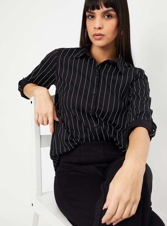 Women Striped Regular Fit Shirt