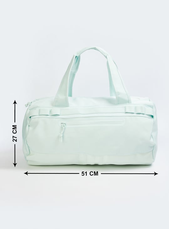 Women Solid Duffle Bag