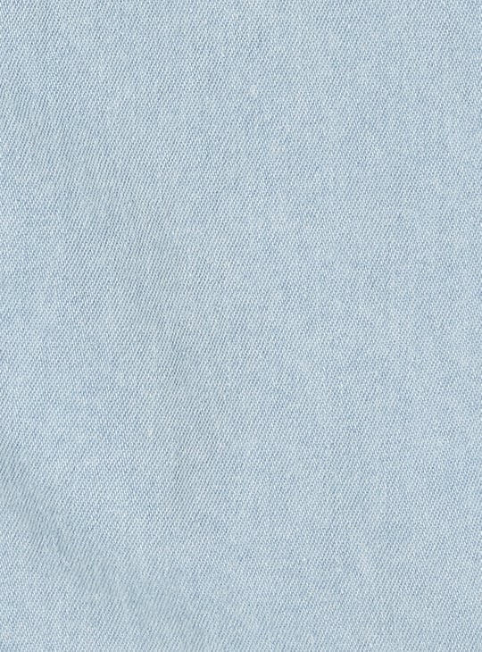 Girls Embroidered Dungaree Dress with T-shirt