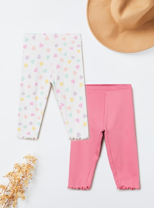 Girls Printed Shorts - Pack of 2