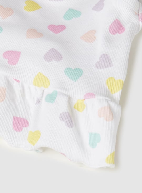 Girls Ribbed Top - Pack of 2