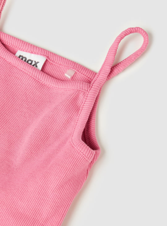 Girls Ribbed Top - Pack of 2