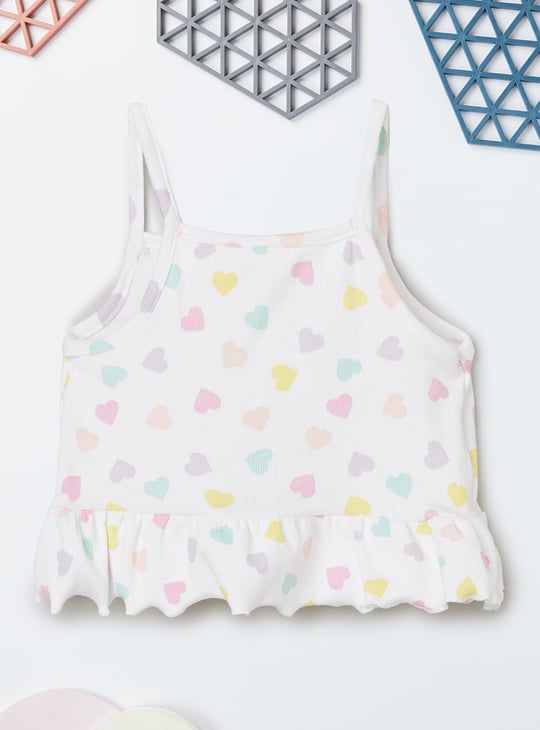 Girls Ribbed Top - Pack of 2