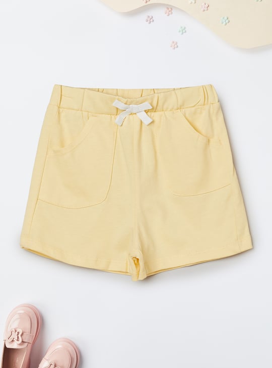 Girls Embroidered Shorts Set