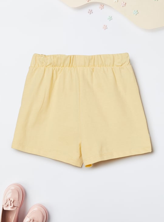 Girls Embroidered Shorts Set