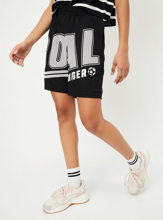Women Printed Sports Shorts