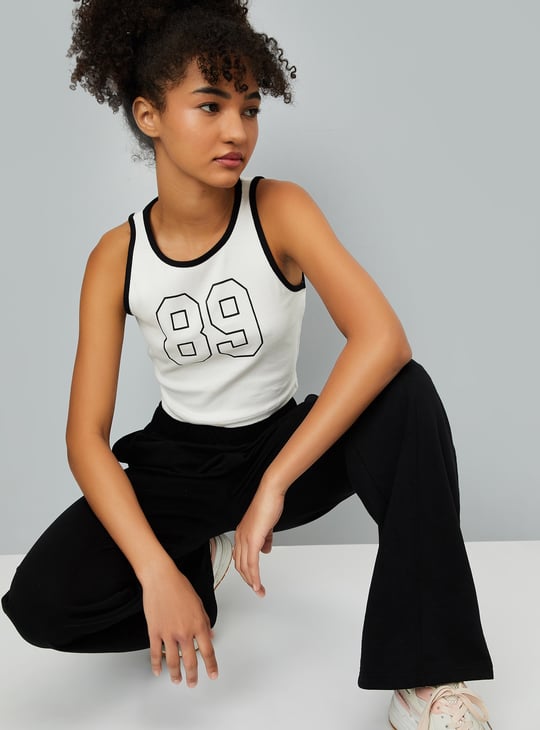 Women Printed Sports Tank Top