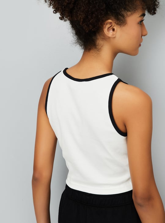 Women Printed Sports Tank Top