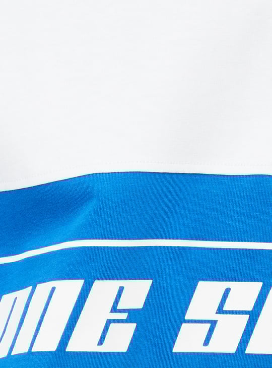 Women Oversized Printed Sports T-shirt