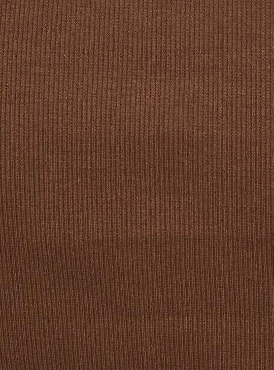 Women Contrast Polo Collar T-shirt