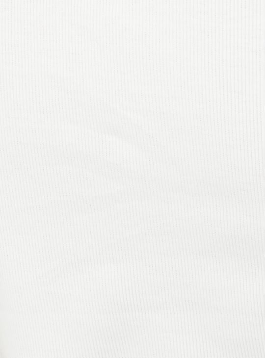 Women Contrast Polo Collar T-shirt