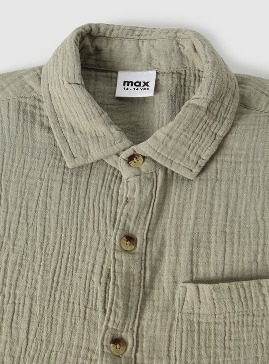 Boys Textured Shirt