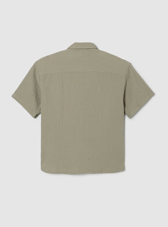 Boys Textured Shirt