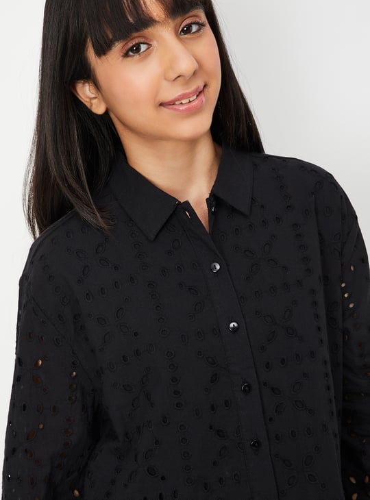 Girls Schiffili Shirt-style Top