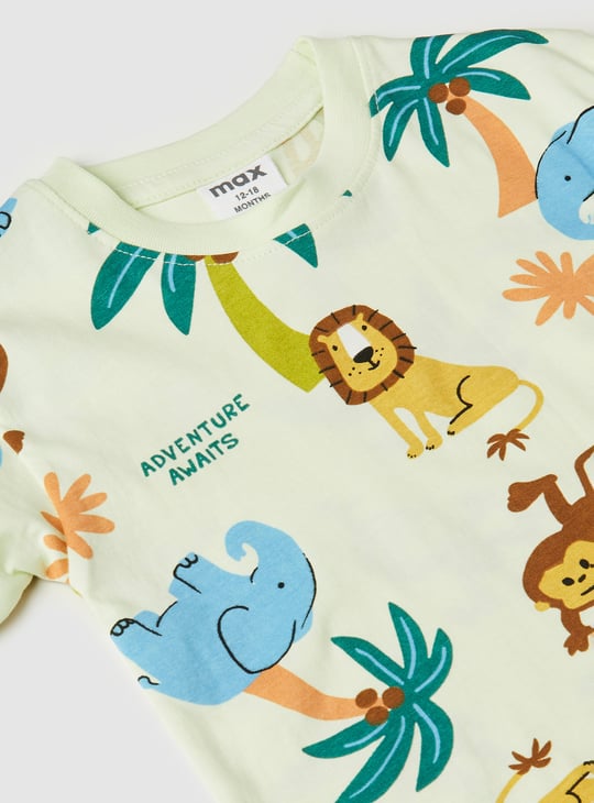 Boys Printed T-shirt - Pack of 2