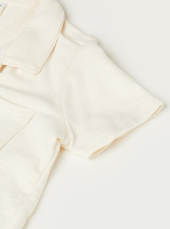 Boys Knit Shorts Set