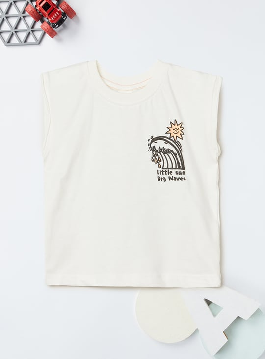 Boys Printed Shorts Set